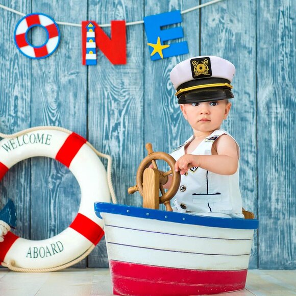 80 Pack Adjustable Captain Hats - Perfect for Nautical Themed Parties & Events - Picture 7 of 7